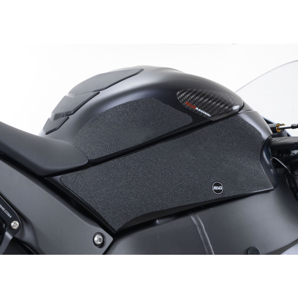 R&G KAWASAK IZX10R TANK TRACTION (BLACK 4 GRIP KIT)